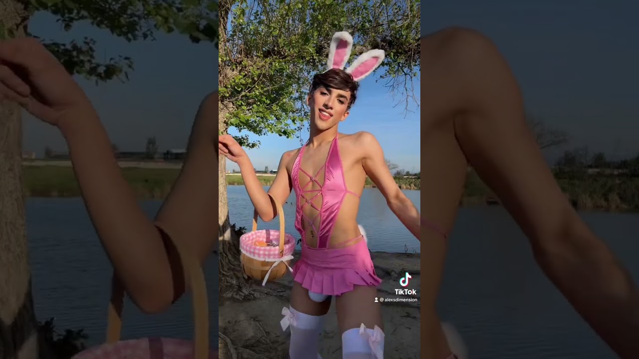 Happy #Easter #femboy #makeupboy