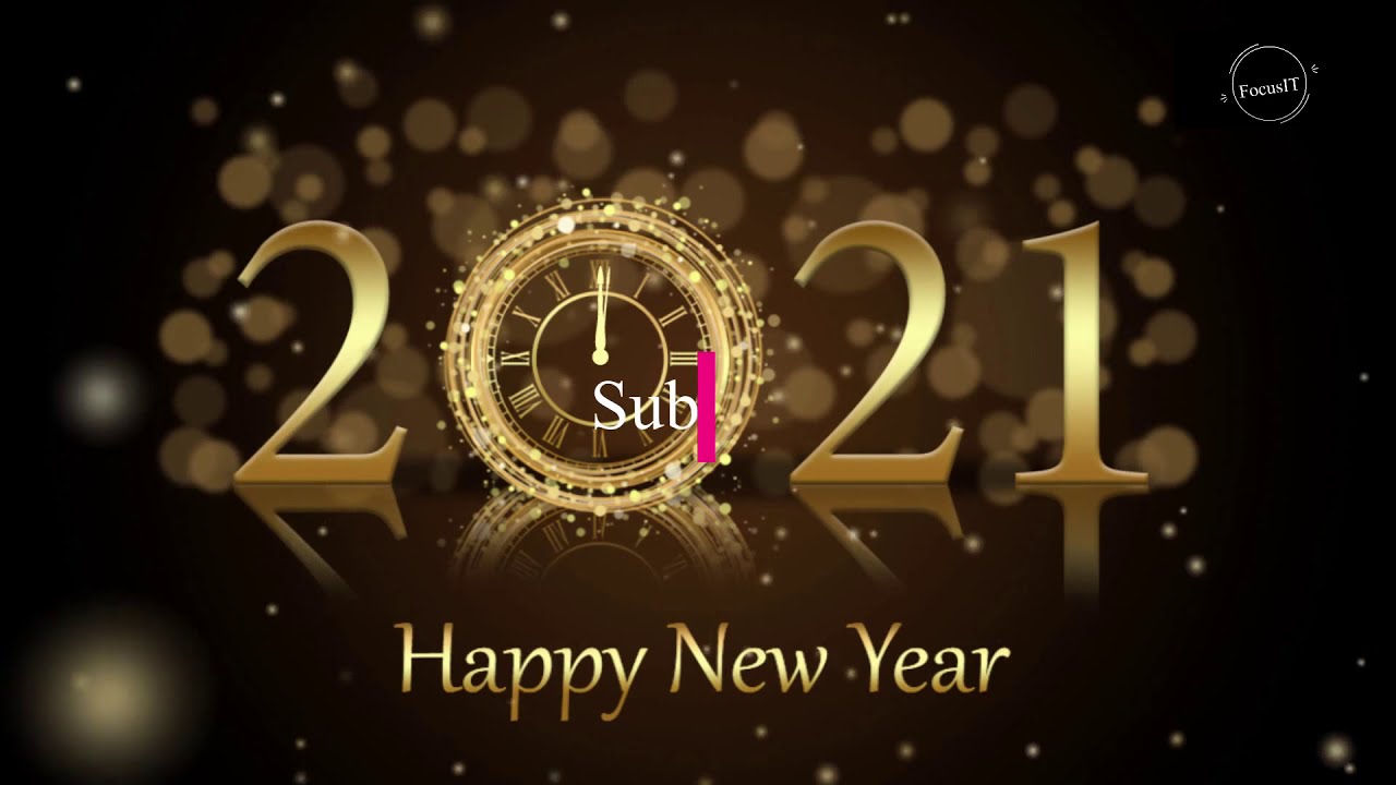 Happy New Year 2021 Countdown