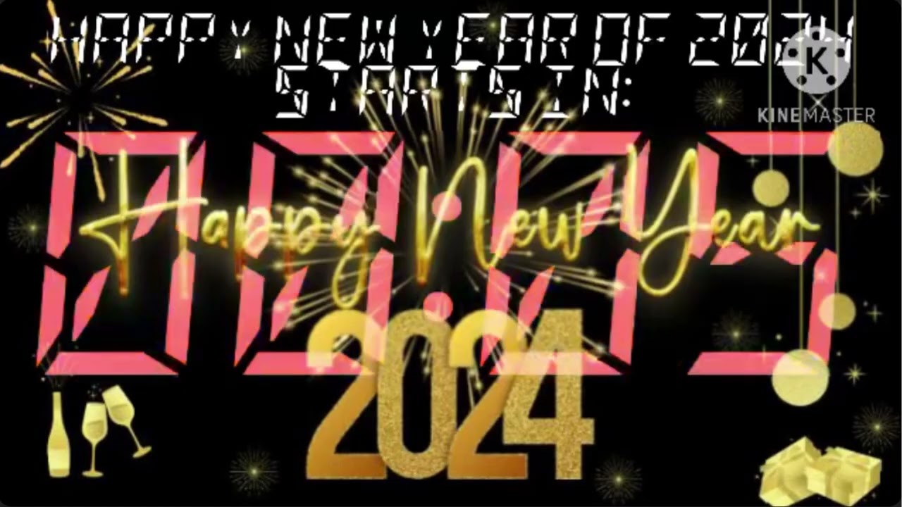 (HAPPY NEW YEAR 2024!) 100 Seconds Countdown BBC Digital Timer V28 (Happy New Year BBC Countdown)