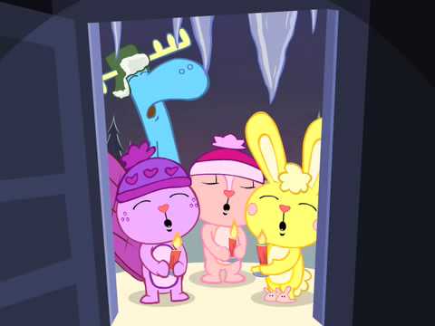 Happy tree friends Caroling Kringle