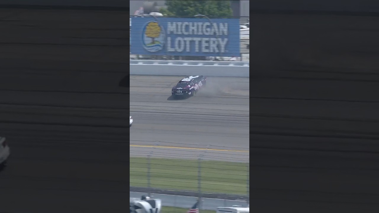 Hard hit for Alex Bowman brings out red flag at Michigan