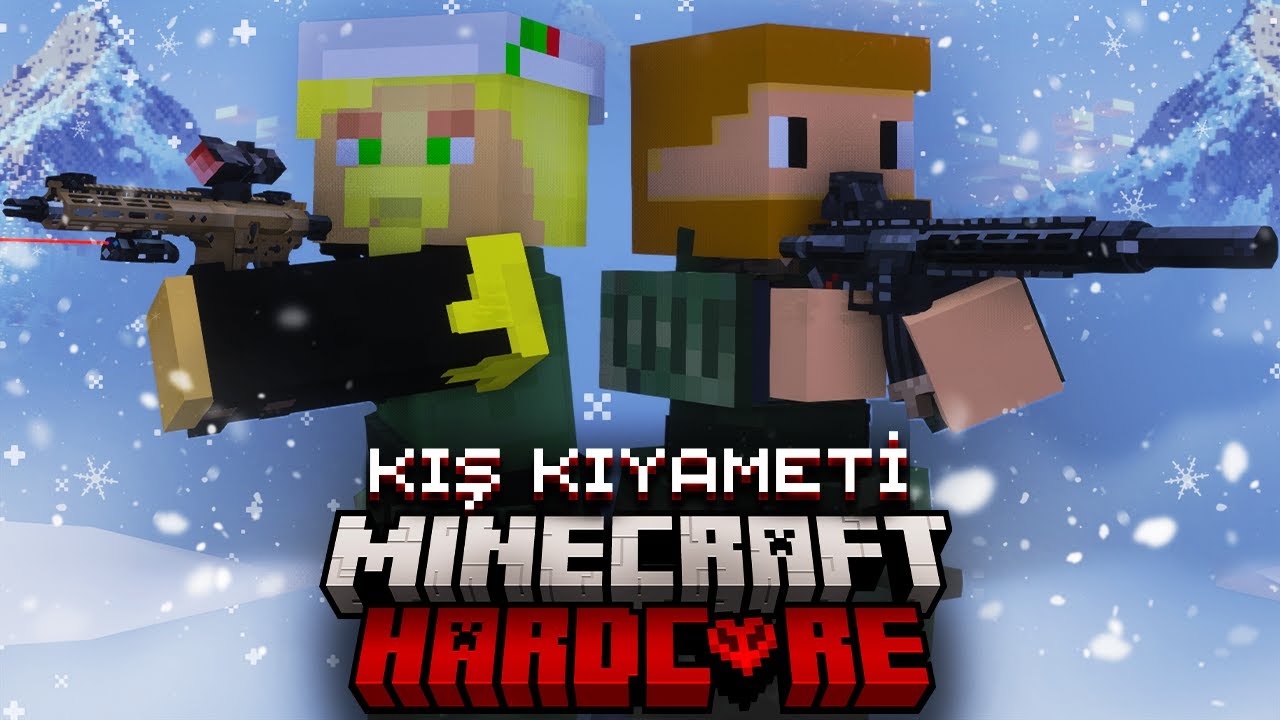 Hardcore Minecraft KAR KIYAMETİNDE Hayatta Kalıyoruz - @Rüyaperest
