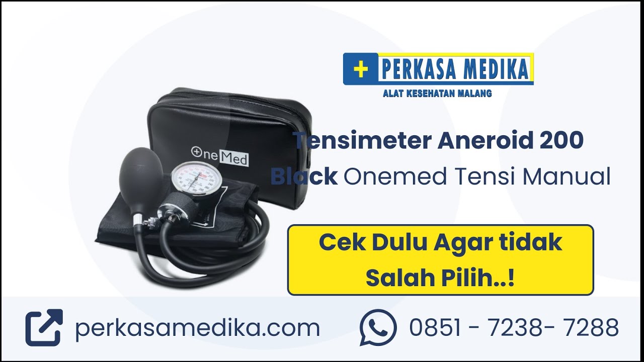 Harga tensimeter aneroid terbaik  Alat Tensi Darah Aneroid Onemed di Malang Perkasa Medika