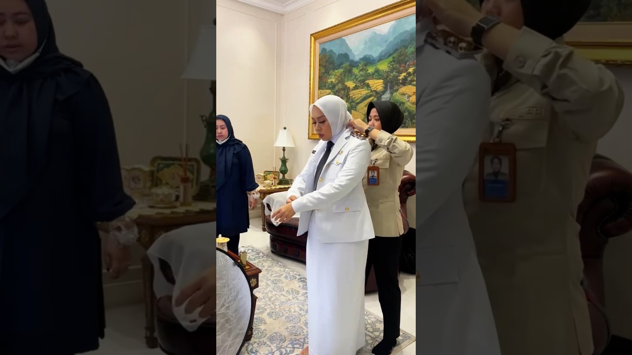 Hari ini, (20/2/2025), Teh Putri bersiap menjalani pelantikan sebagai Wakil Bupati Garut. #garut