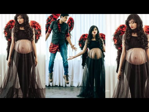 Harija Maternity Photoshoot| Latest| Vampire theme| Eruma saani Harija#shorts