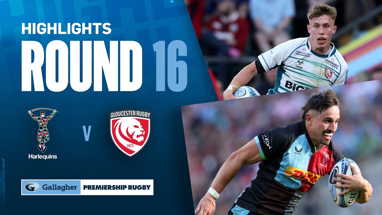 Harlequins v Gloucester - HIGHLIGHTS | Murley Scores Hat-Trick! | Gallagher Premiership 2024/25