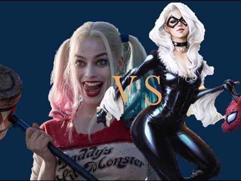HARLEY QUİNN KEDİ KIZA KARŞI - HARLEY QUİNN VS FELİCİA HARDY AMAZİNG FİGHT SHOW!!!
