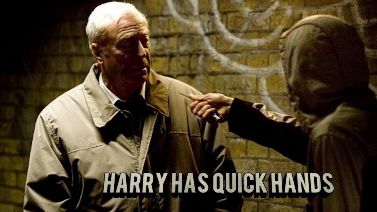 Harry Brown has quick hands