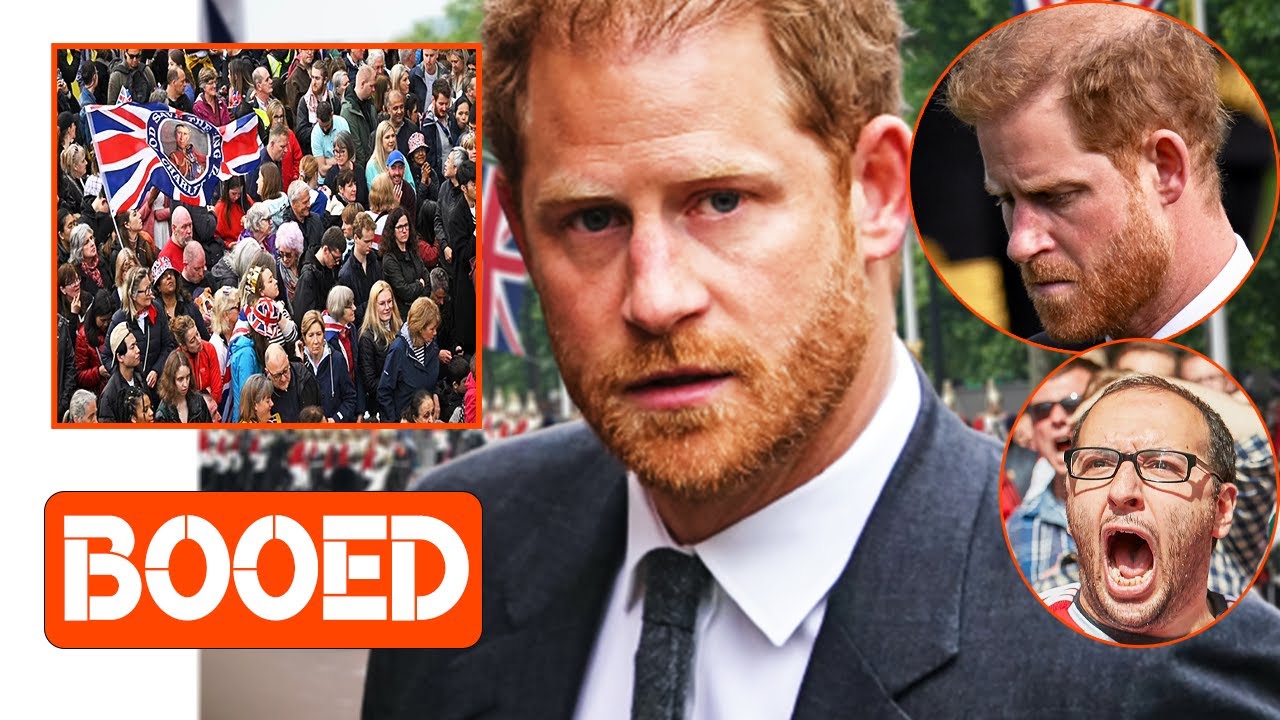 Harry Got LOUDLY BOOED At King Charles Coronation As Going Through A Crowd: 