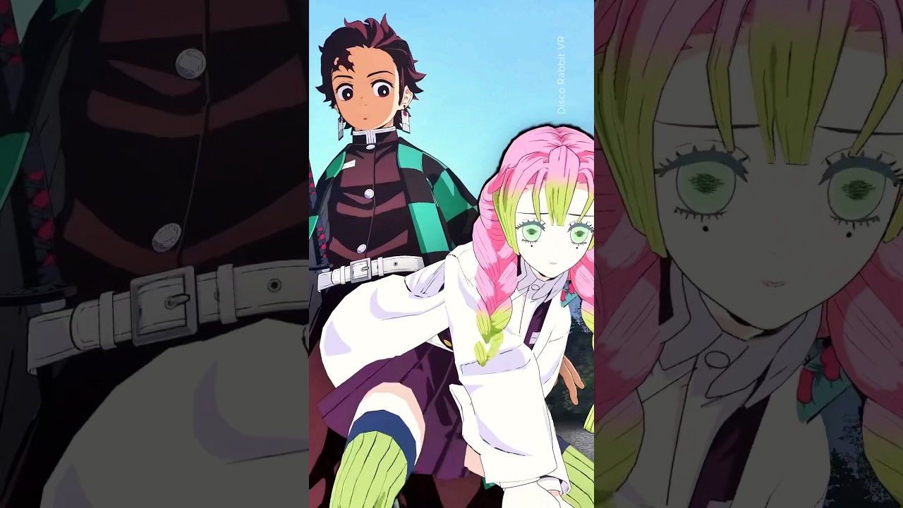 Hashira Training: Tanjiro, Mitsuri, & Iguro 🤣 #demonslayer #anime #animeedit #viral #trend