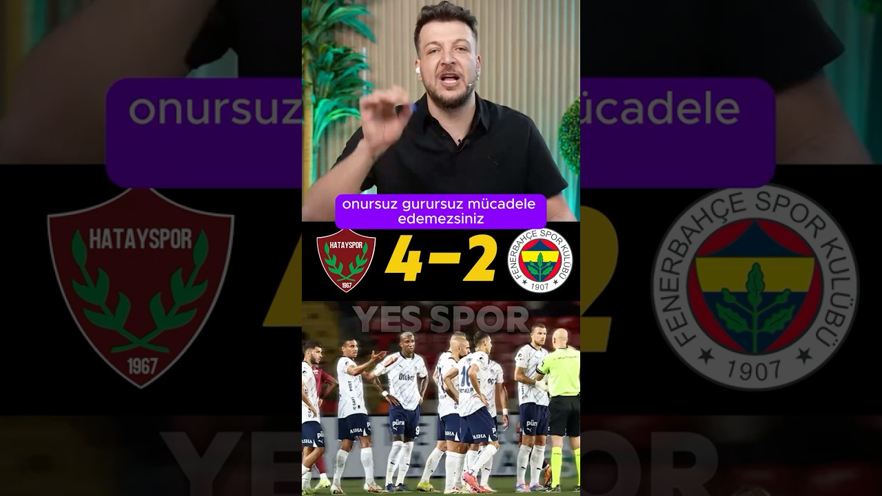 Hatayspor 4-2 Fenerbahçe Maç Sonu🔥Batuhan Karadeniz #fenerbahçe