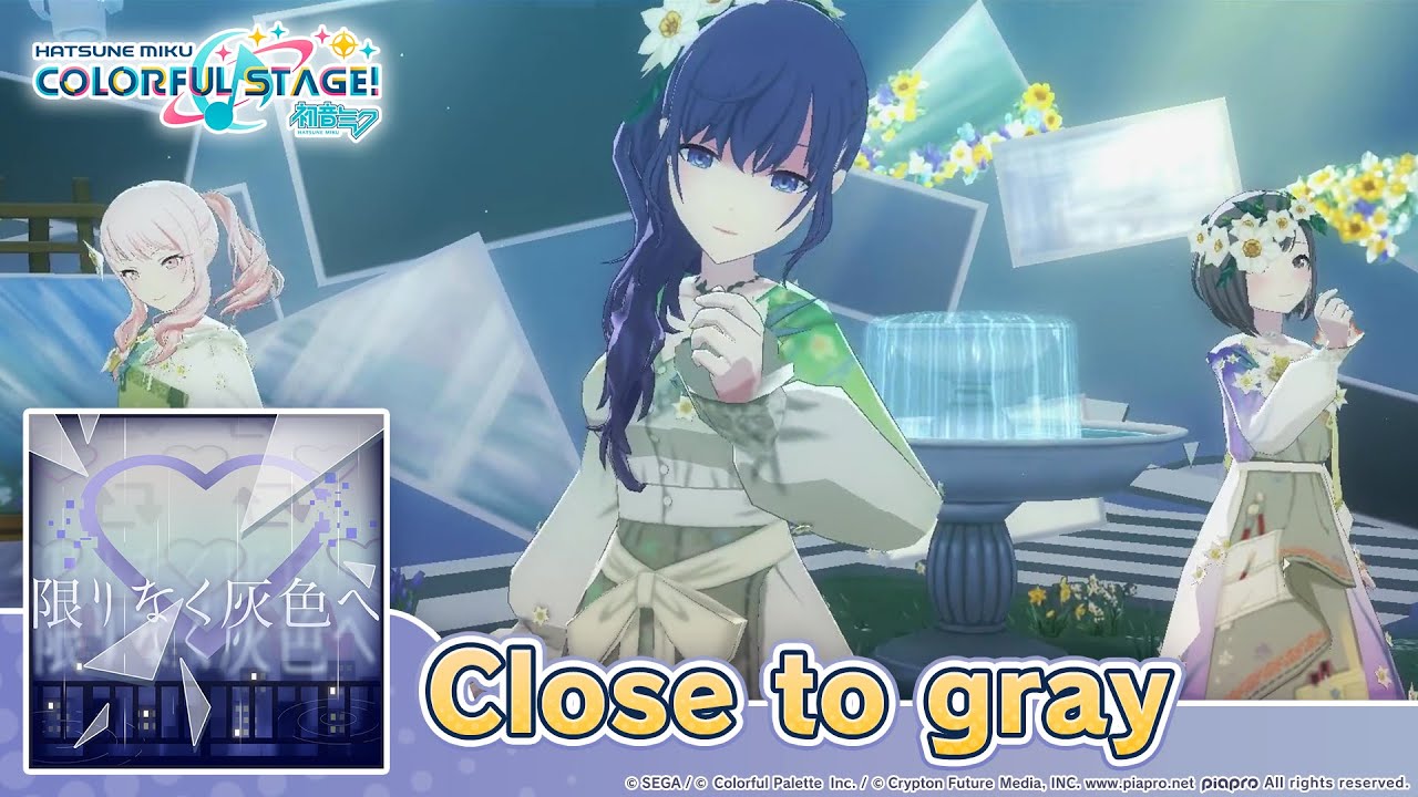 HATSUNE MIKU: COLORFUL STAGE! - Close to gray by Three 3D Music Video - Nightcord at 25:00