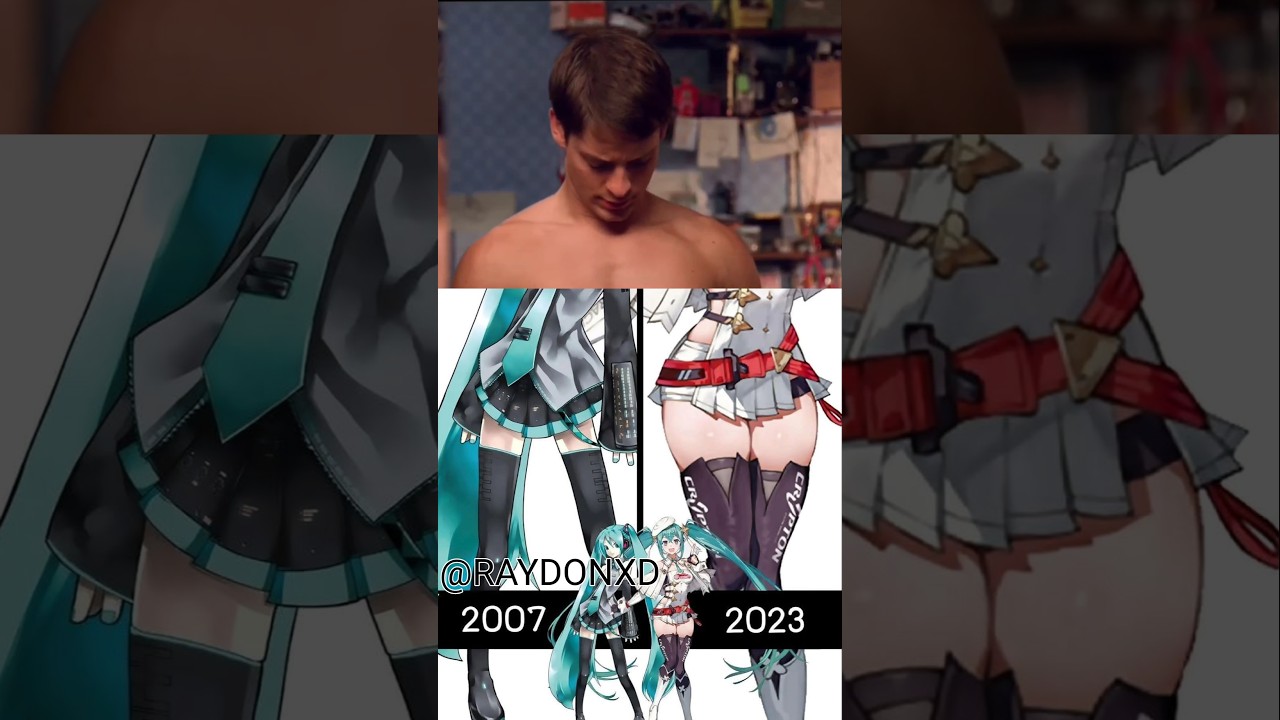 Hatsune Miku Rule 34 Over Time 🎤🎶 #shorts #youtubeshorts #comics