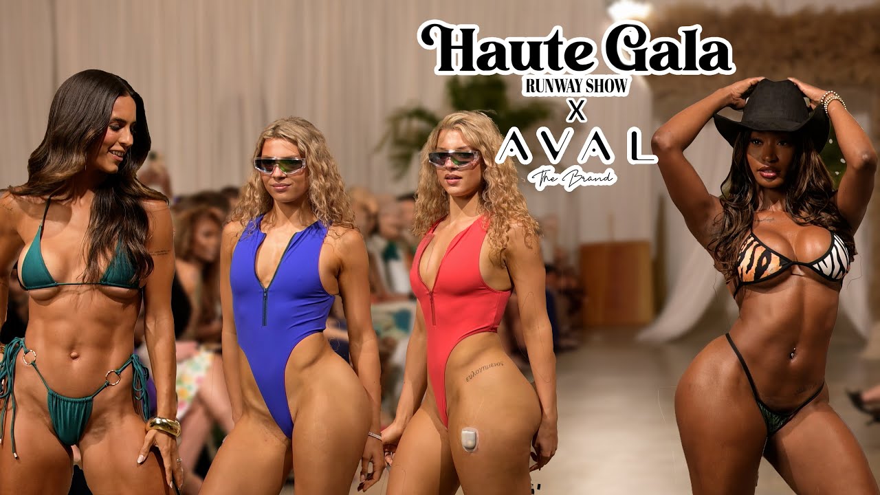 Haute Gala X AvalTheBrand Runway Show/Miami Swim Week 2025 4K SLO-MO