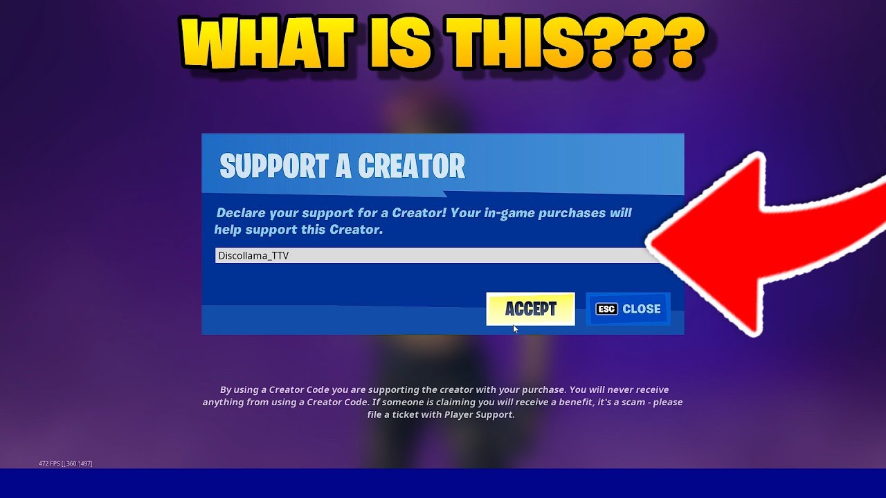 Have you ever wondered what the weirdest support a creator code is?