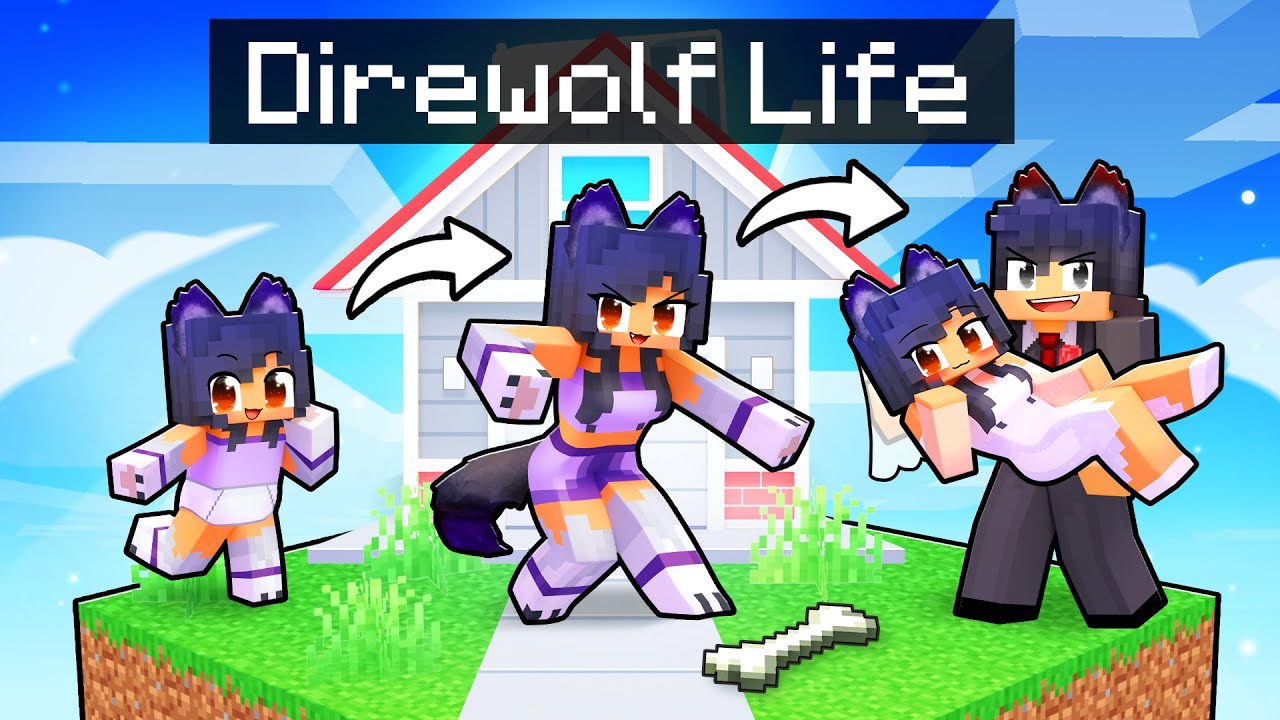Having a DIREWOLF LIFE in Minecraft!