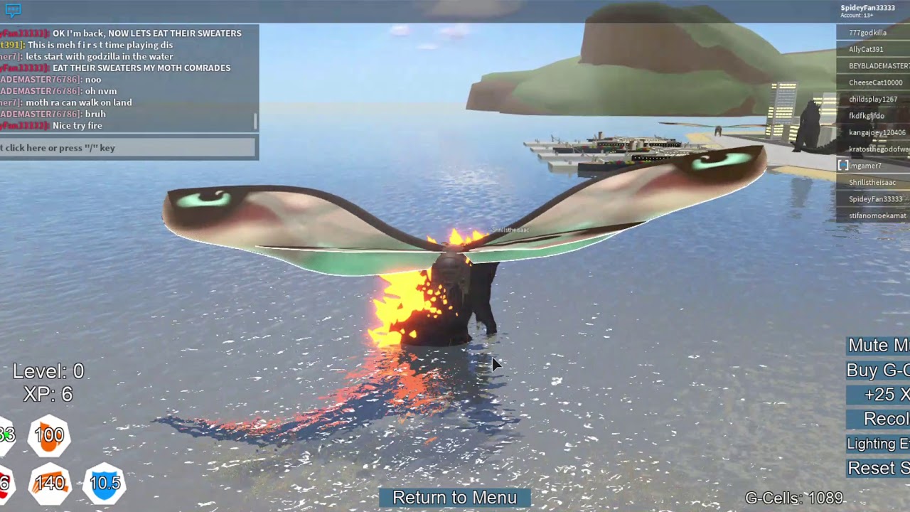Having some, FUN In Roblox Kaiju Online Update