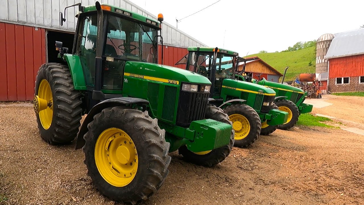 Hay Season Tractor Line Up! A Dynasty Of John Deere Tractors!