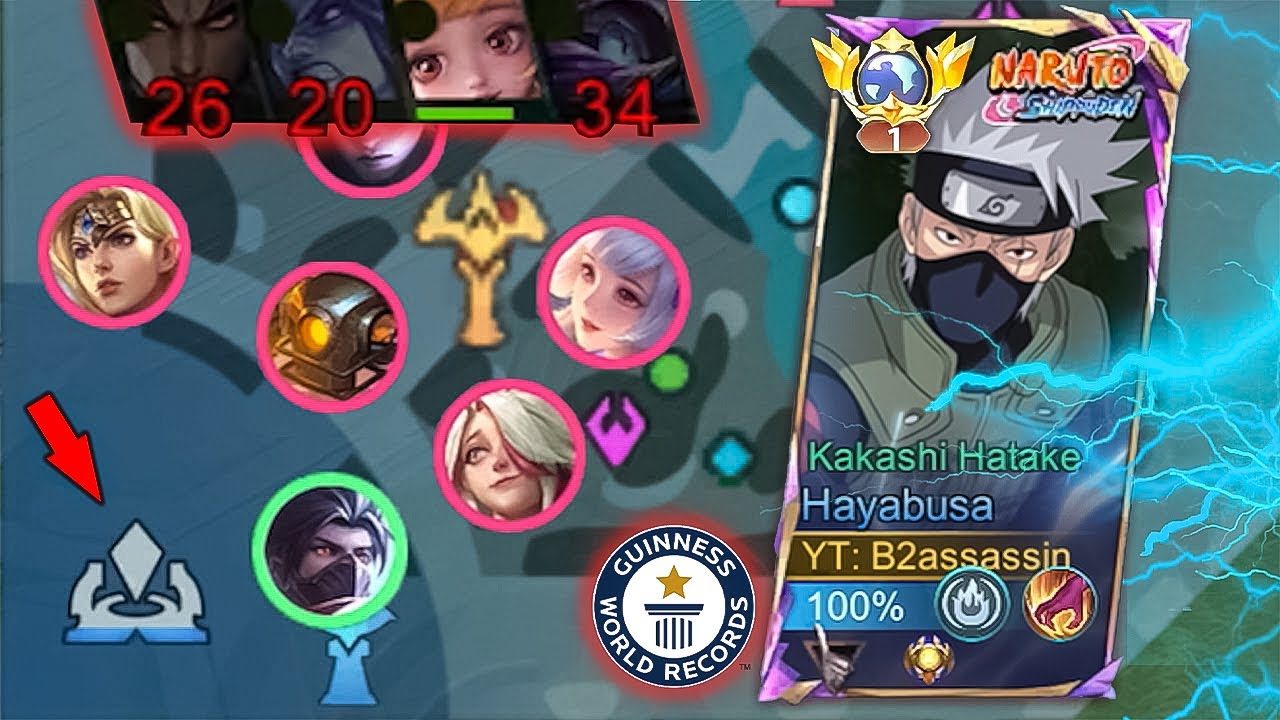 HAYABUSA BEST EPIC COMEBACK 1Vs5 SOLO RANK (World Records!!)