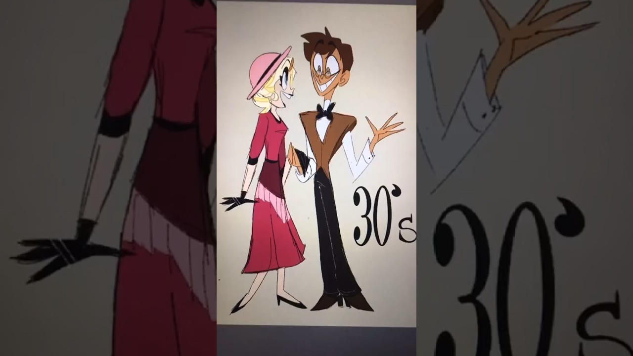 Hazbin characters in their timelines! [Not mine] #alastorhazbinhotel #hazbinhotel #angeldust #fyp
