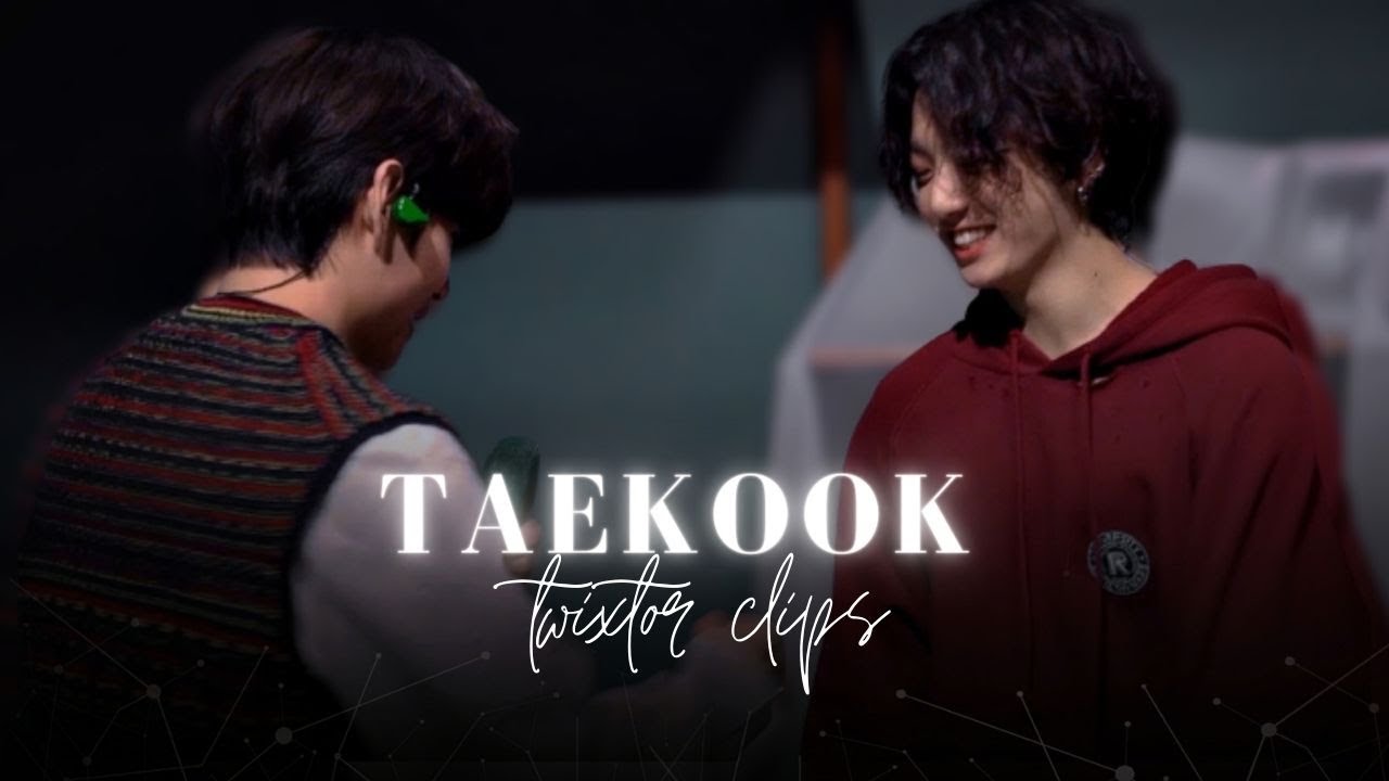 [HD] TAEKOOK TWIXTOR CLIPS (+ae sharpen) | BTS