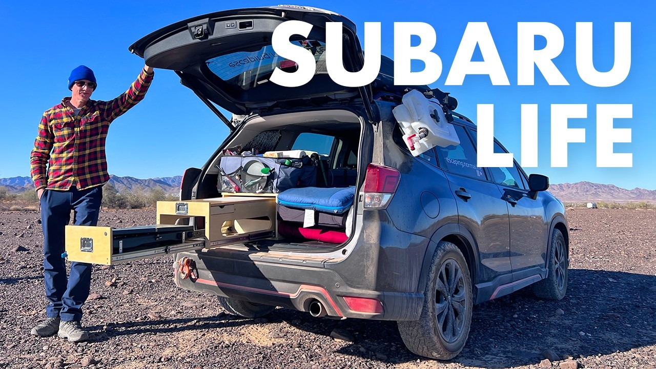 He Lives Full-Time in a Subaru Forester—No Building Required!