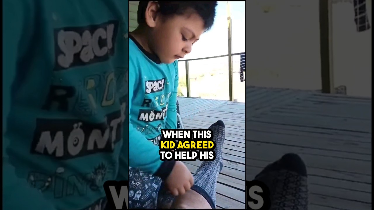 He took off his uncle's socks for the first time! 🤢