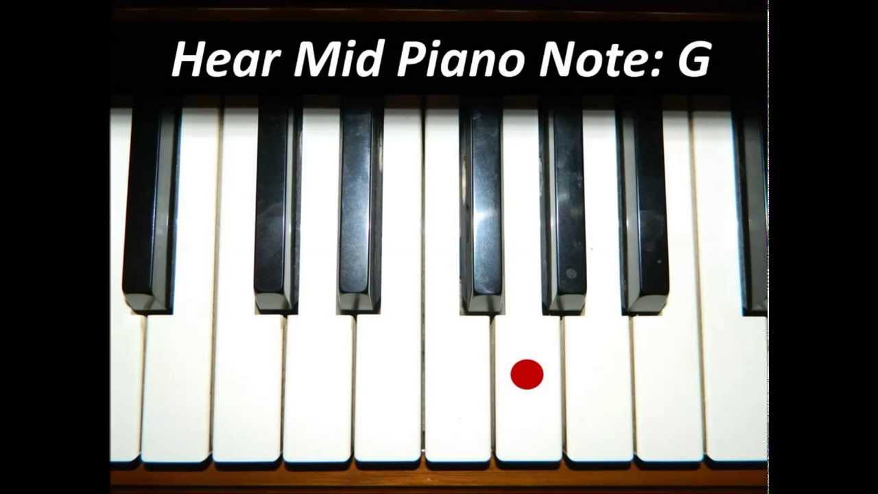 Hear Piano Note - Mid G