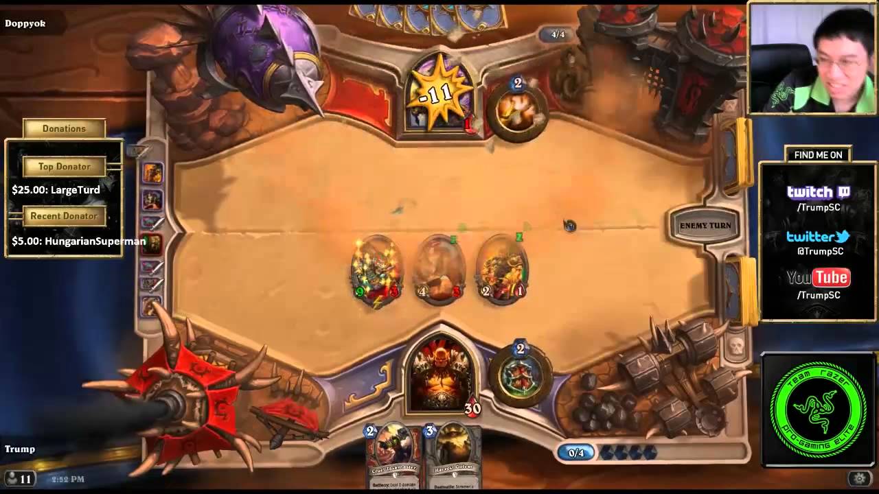 Hearthstone Arena: Out of control Frothing Berserker