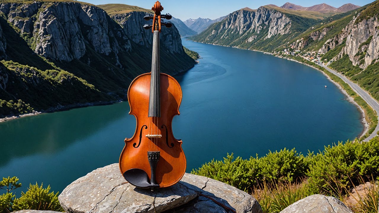 Heavenly Music 🎻 Relaxing Violin, Cello & Piano Instrumental 🎻 Nature 4k