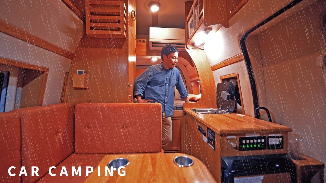 Heavy rain car camping! Used camper Purchase Journey. US$40k /10yo/62kmi [2N3D]