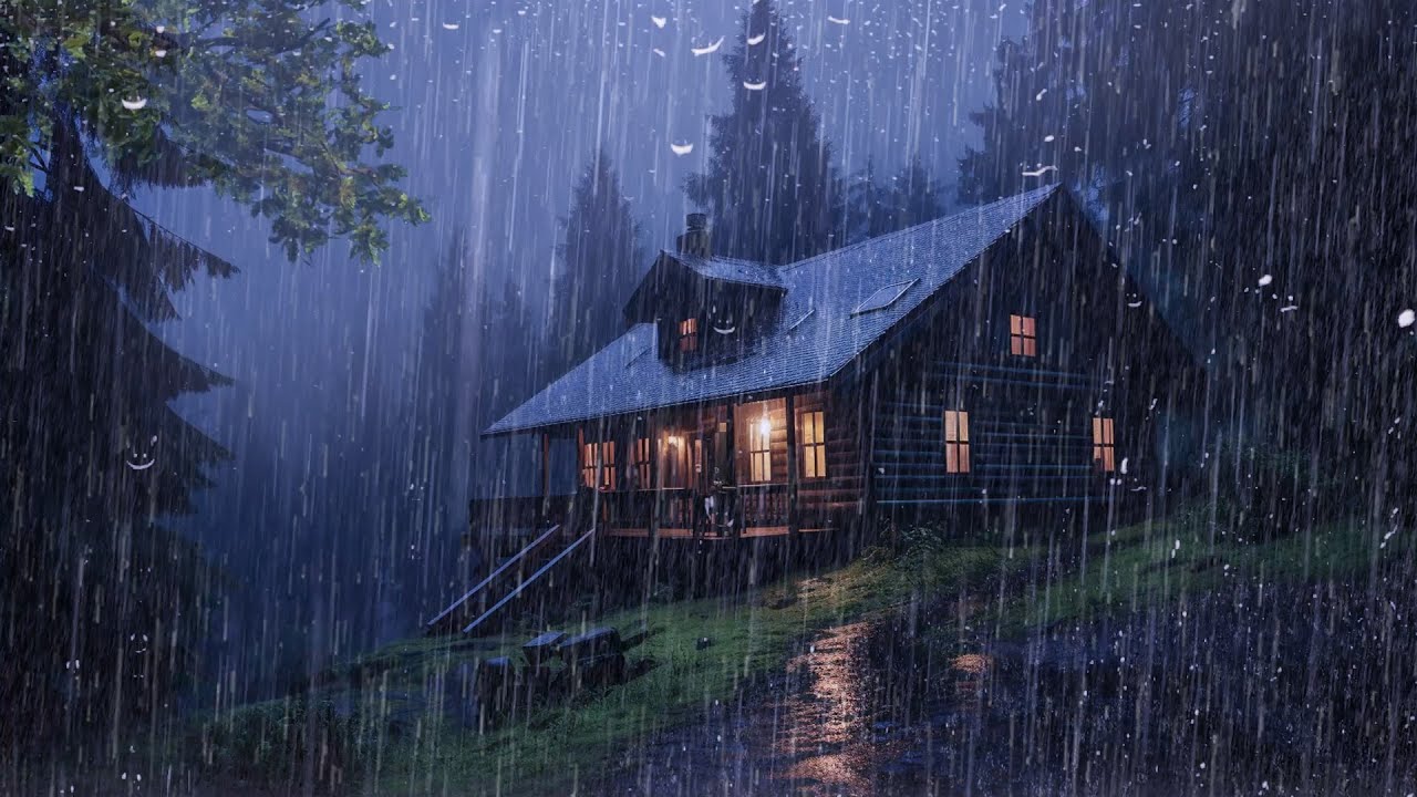 Heavy Rain To Sleep Immediately - Relax, Study, Rain Sounds For Relaxing Your Mind And Sleep Tonight