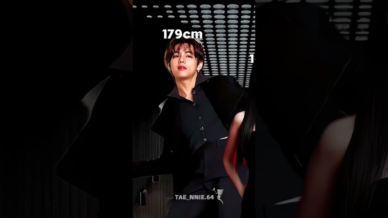 Height difference between Liskook vs Taennie (edit)| #bts #blackpink #taennie #liskook #kpop #shorts