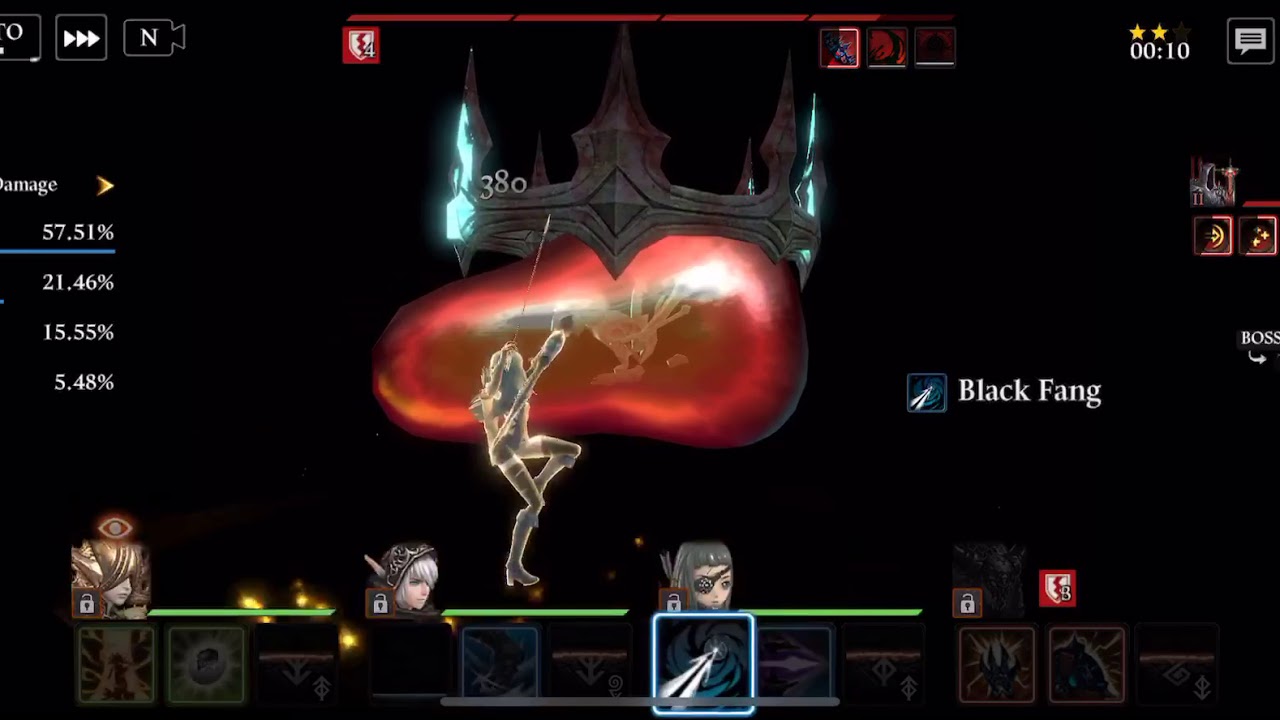 Heir of Light - Gameplay: boss battle