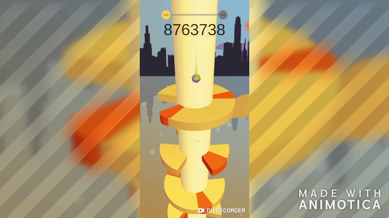 Helix Jump Highest Level 11K highest score (World Record)
