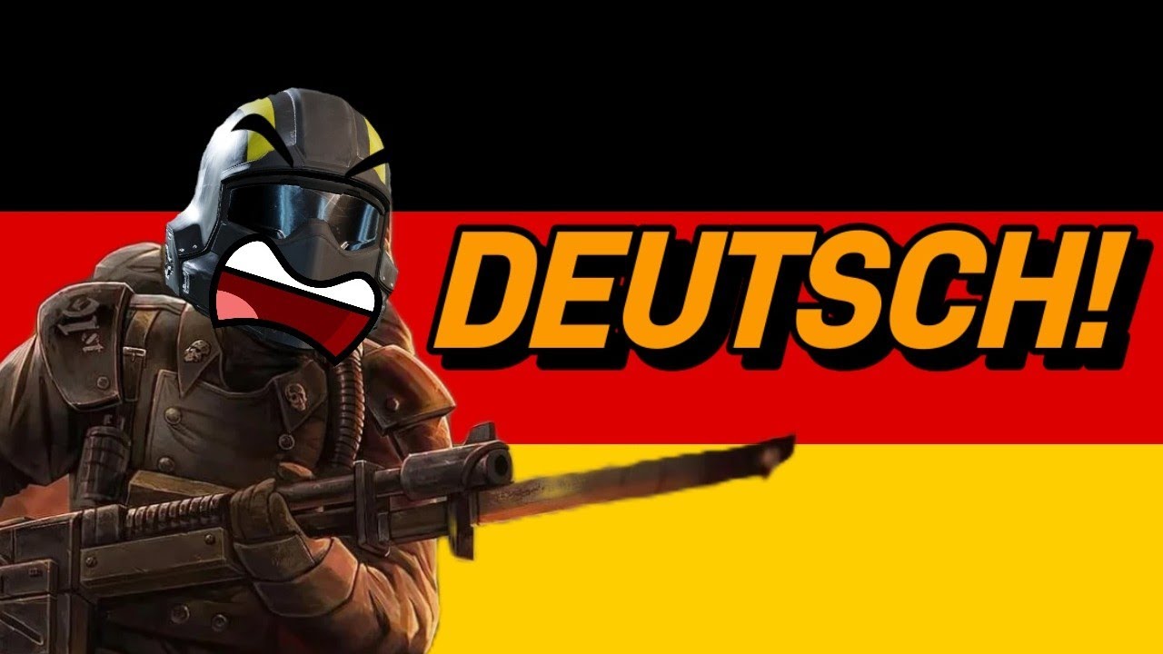 Helldivers 2 in German sounds Elegant and aggressive👁️👄👁️