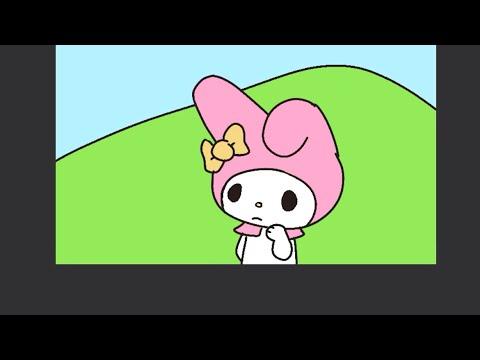 Hello kitty eat my melody