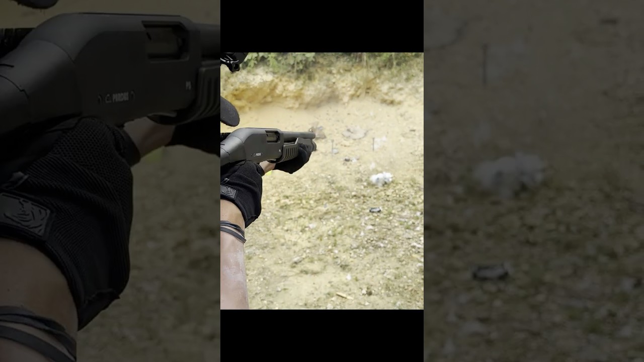 hello kitty vs shotgun #airsoft #shorts