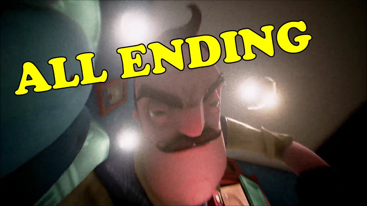 HELLO NEIGHBOR ALL ENDINGS