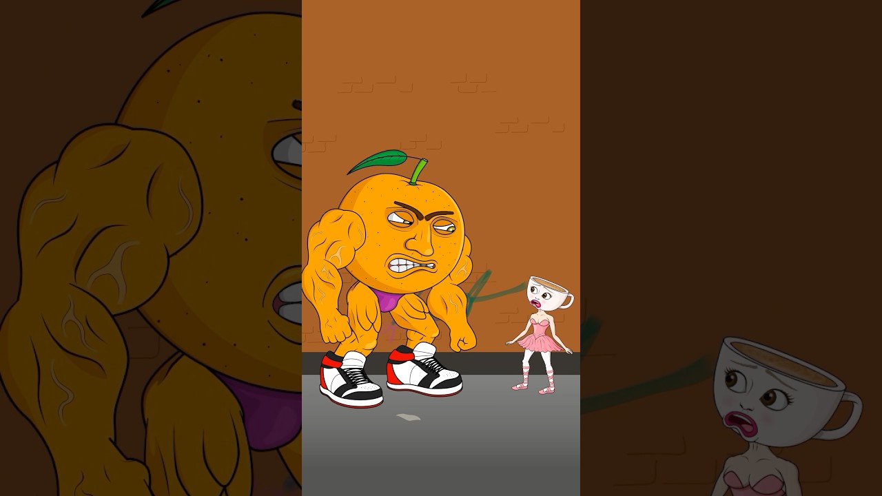 HELP BALLERINA CAPPUCHINA TO DEFEAT UDINDINDINDUN! ITALIAN BRAINROT Cartoon Animation #shorts