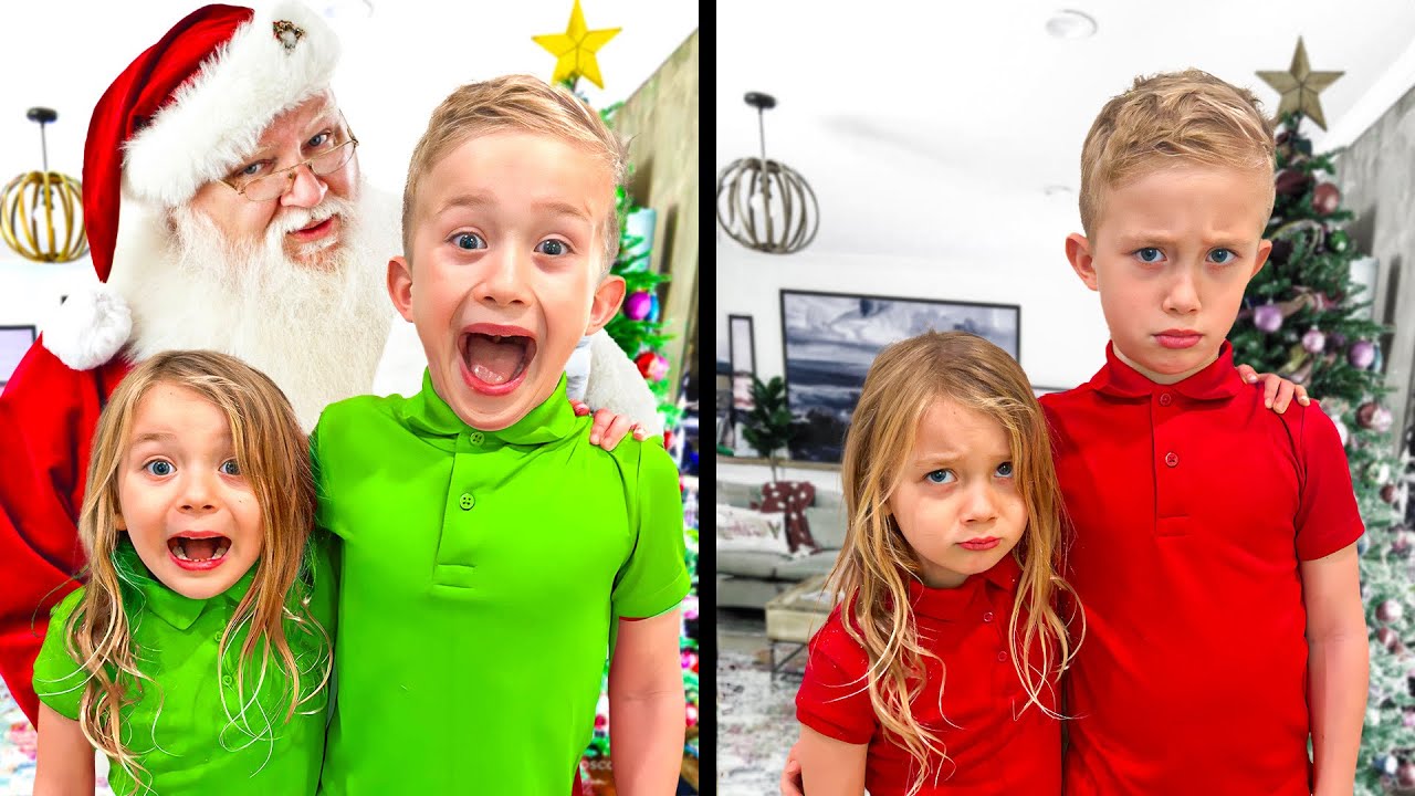 Helping My Kids Meet Santa In Real Life!!
