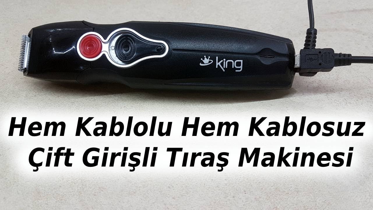 Hem Kablolu Hem Kablosuz Çift Girişli Tıraş Makinesi Projesi