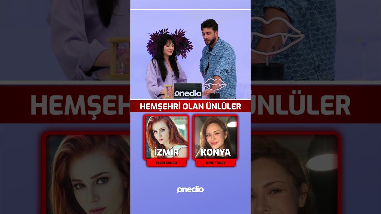 Hemşehri Olan Ünlüleri Tahmin Et 😂 Helin Kandemir ve Onur Seyit Yaran Yarışıyor 😂 #shortsvideo