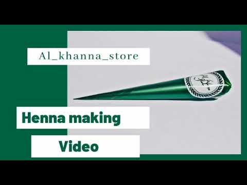 Henna Making Video / Organic Henna Making / Al_khanna store