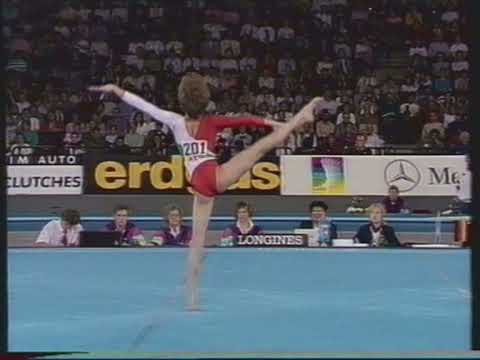 Henrietta Onodi (HUN) - Worlds 1989 - All Around - Floor Exercise