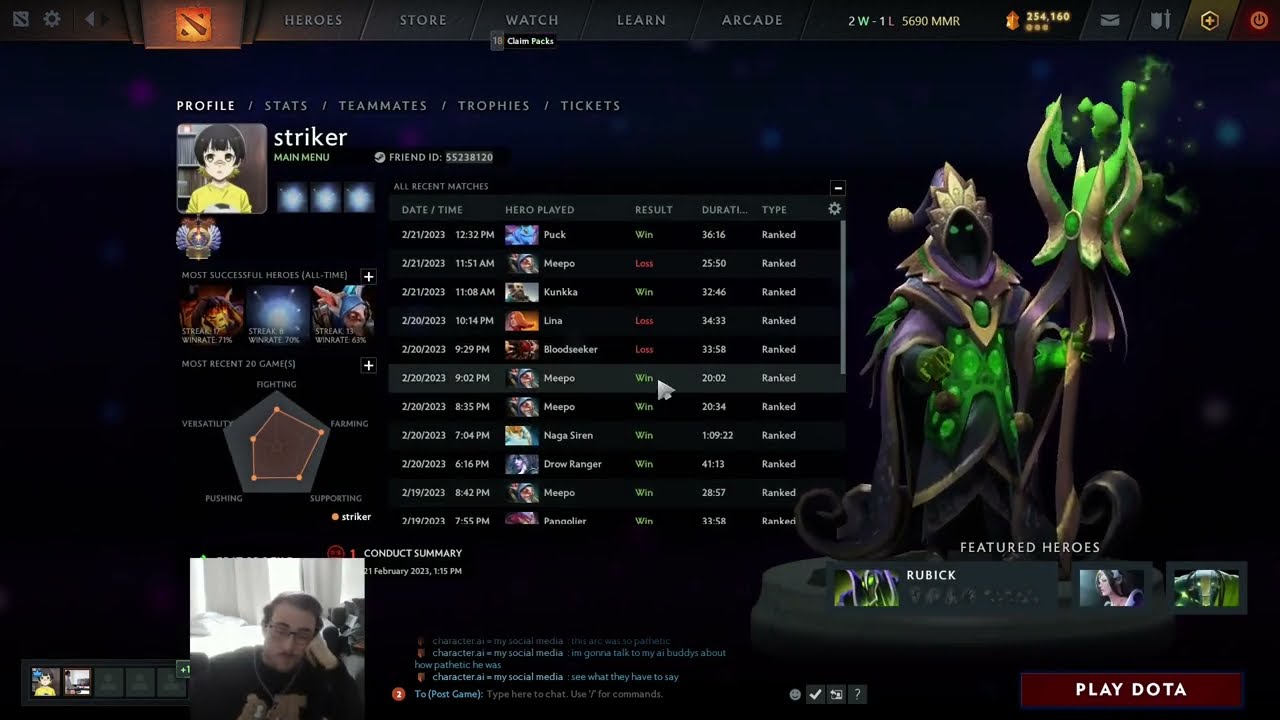 Henry Dota 2 Reacts to Ban till 2038