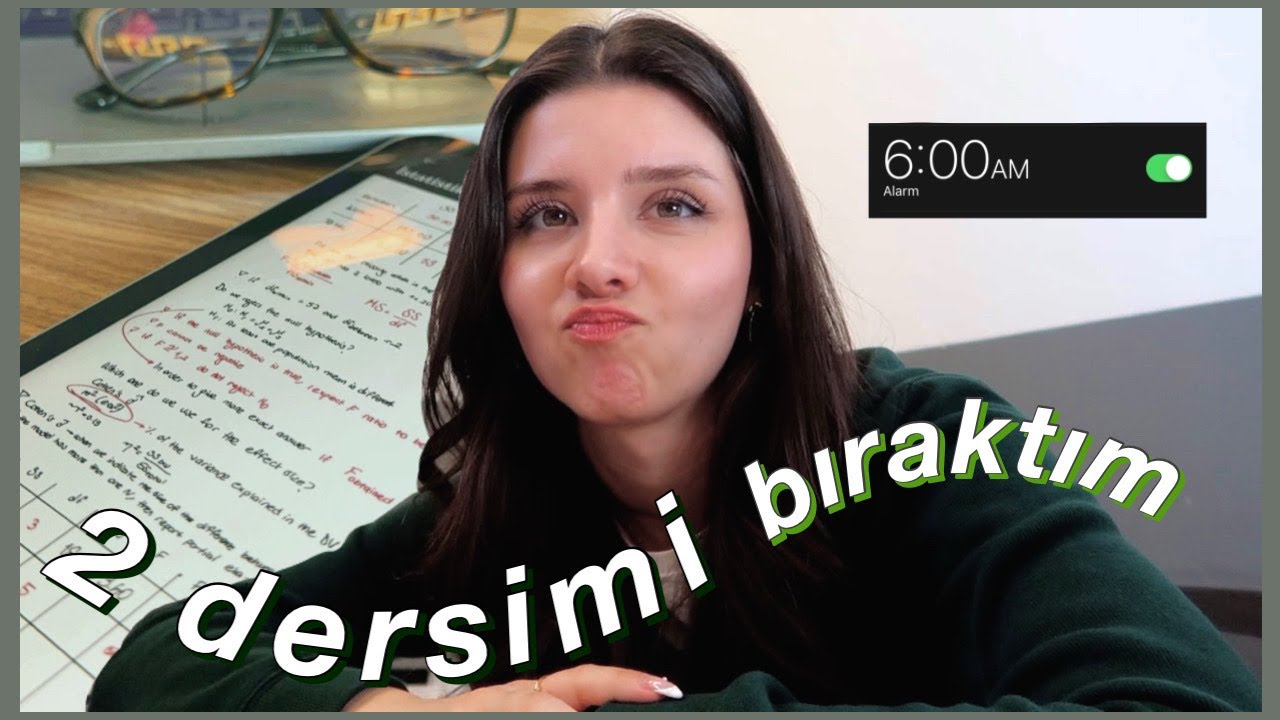 HER ŞEYE YETİŞMEYE ÇALIŞMAK | #univlog