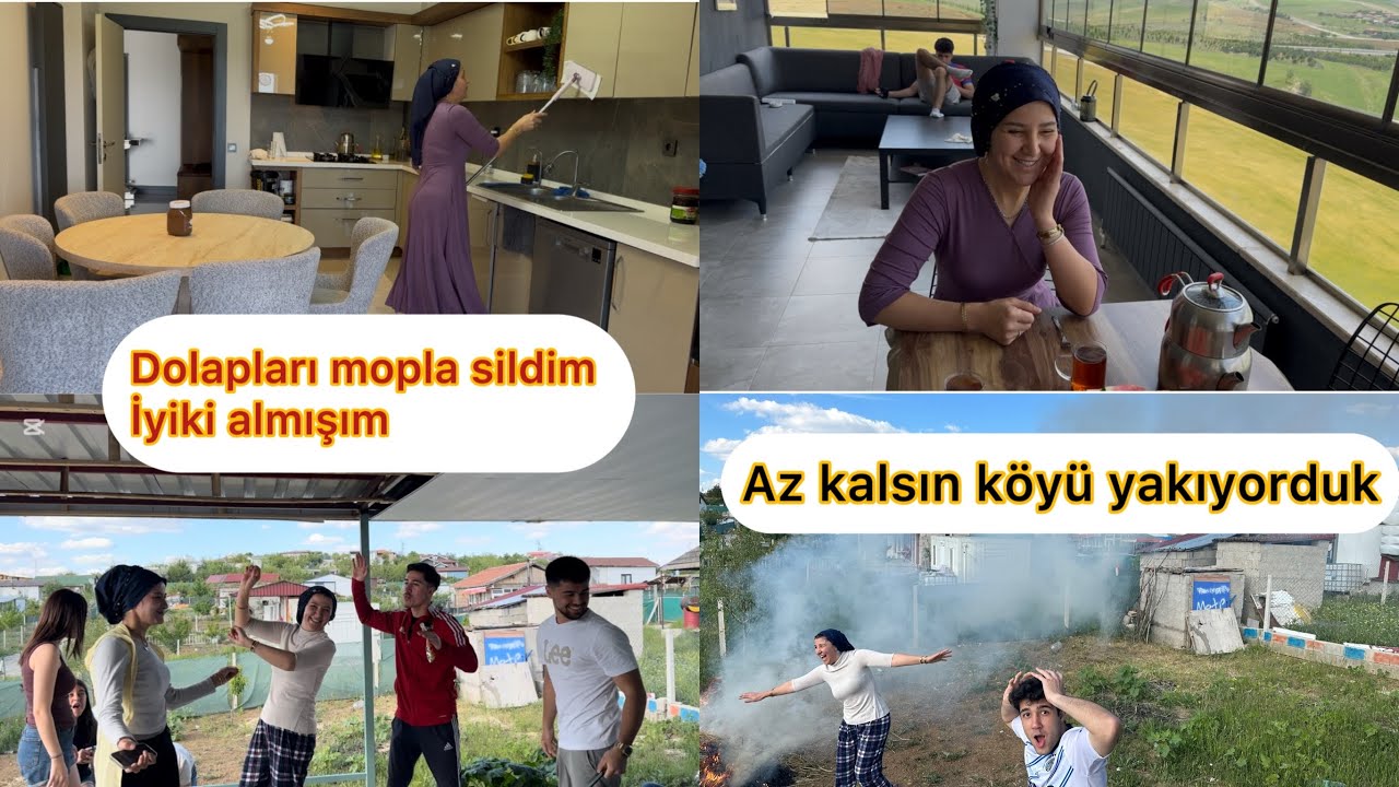 Her gün BAYRAM TEMİZLİĞİ/Köy hayatımı çektim biraz