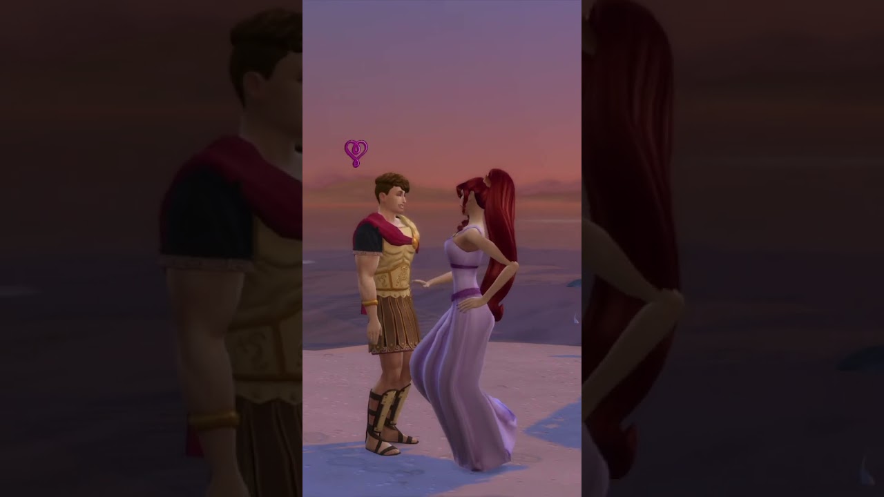 Hercules falling in love with Megara #sims4 #thesims4 #disney #hercules