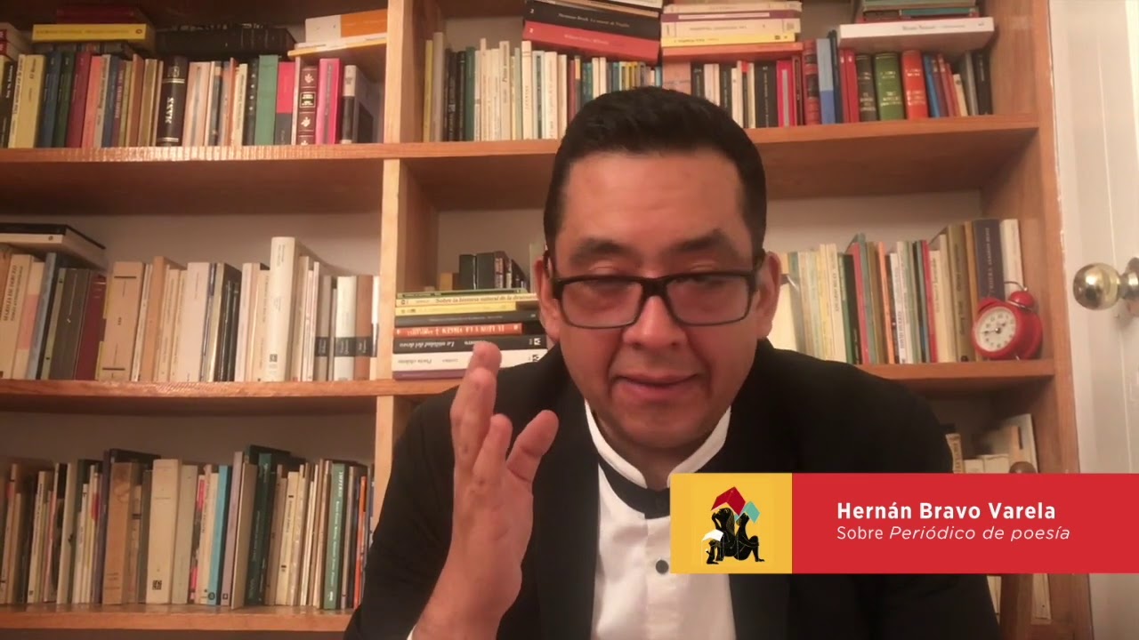 Hernán Bravo Varela, editor de Periódico de Poesía